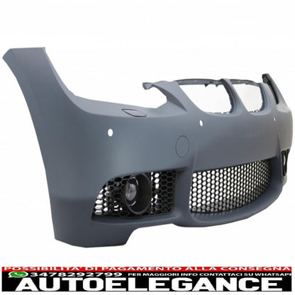 Complete body kit with piano black exhaust tips suitable for bmw 3 series e92 coupe e93 cabrio non-lci (2006-2009) m3 design