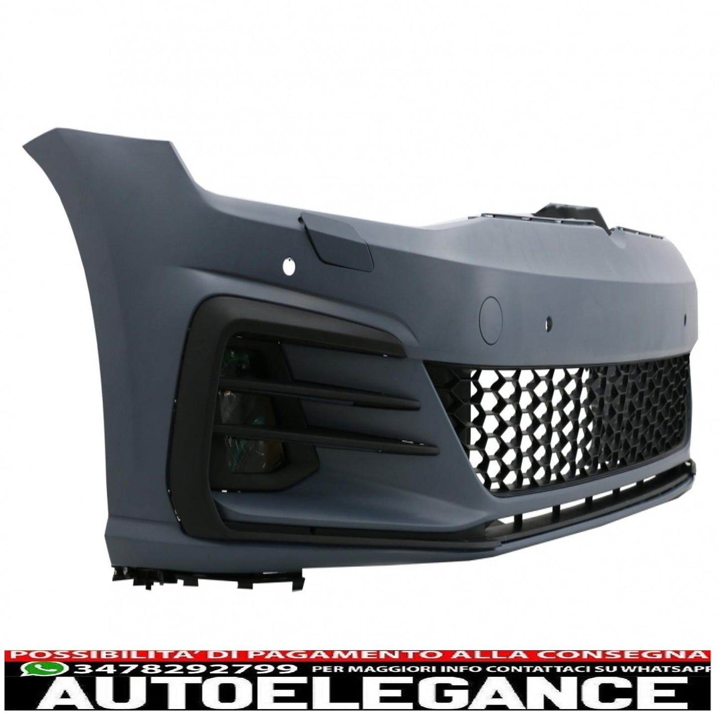 Paraurti anteriore adatto per vw golf vii 7 5g (2013-2017) 7.5 gti design