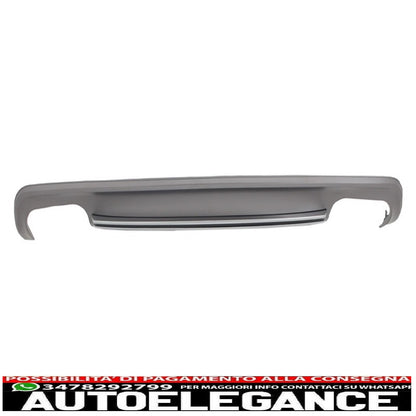 Diffusore mantovana paraurti posteriore adatto per audi a5 8t 4 porte (2012-2015) restyling con terminali di scarico terminali di scarico design s5