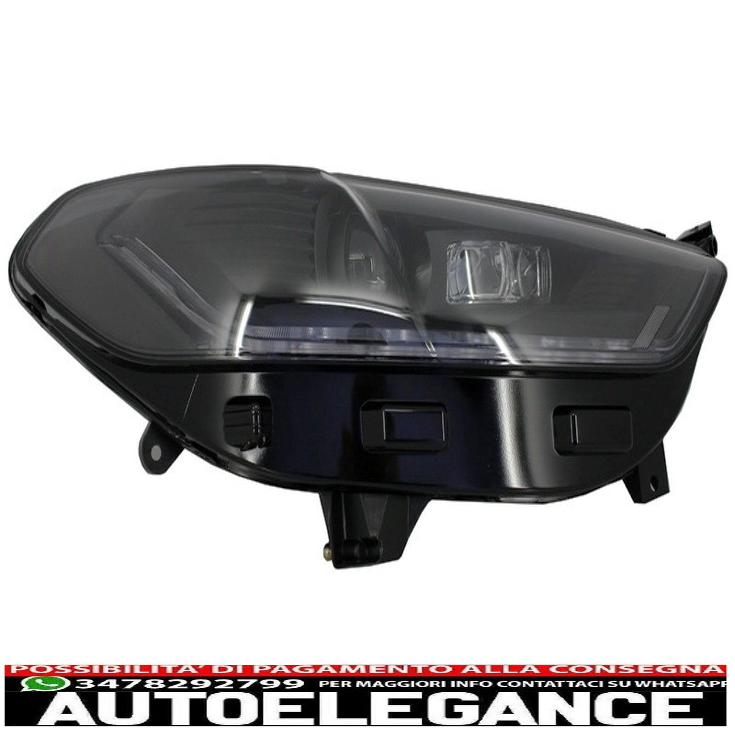 led drl headlights suitable for ford mondeo mk5 (2013-2016) black dynamic and smooth sequential cornering lights 