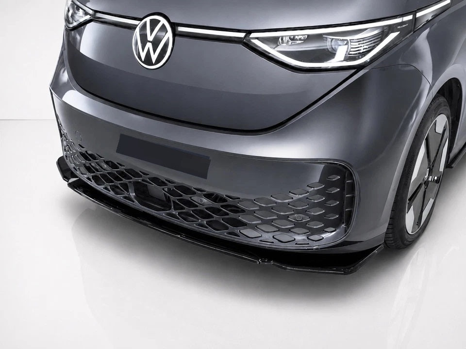 👉Splitter anteriore V.1 VW ID. Buzz 2022- labbro spoiler ABS nero lucido👈