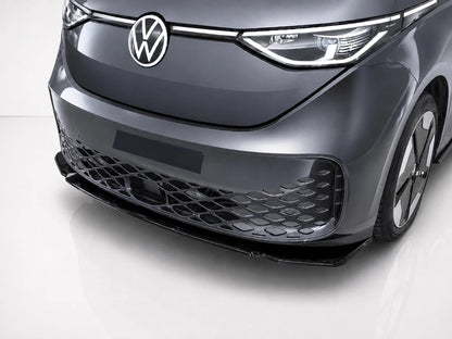 👉Splitter anteriore V.1 VW ID. Buzz 2022- labbro spoiler ABS nero lucido👈