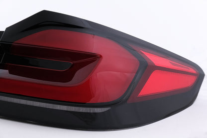 Fanali posteriori Full LED adatti per BMW Serie 5 G30 Berlina (2017-2019) LCI Design con luci di svolta sequenziali dinamiche