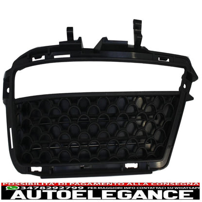 Griglie laterali paraurti anteriore fendinebbia drl adatto per mercedes classe s w221 (2005-2012) s63 s65 design