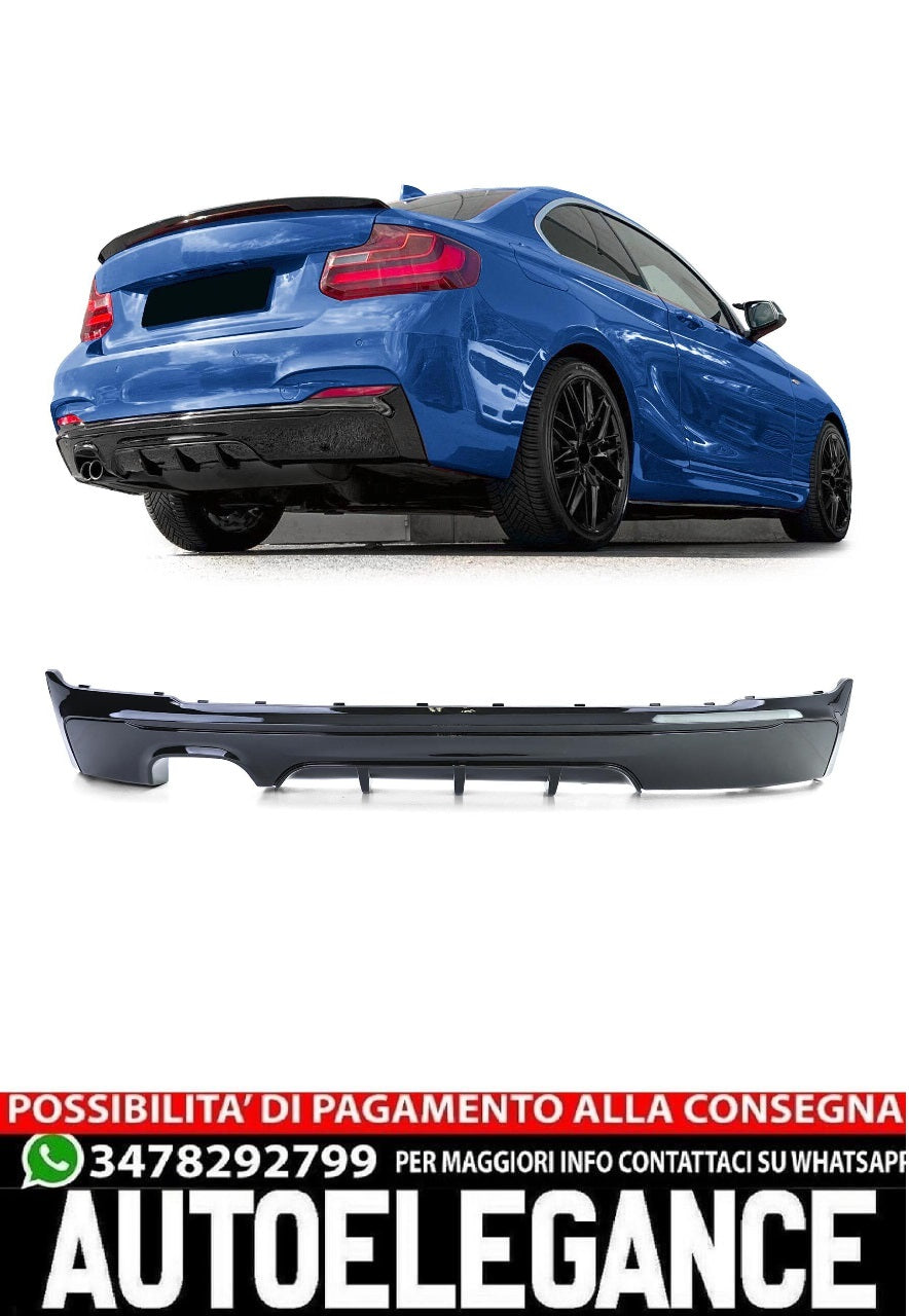 Performance rear diffuser suitable for BMW 2 Series F22 F23 220