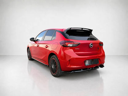 👉Splitter posteriore per Opel/Vauxhall Corsa F (2019-) ABS nero lucido👈