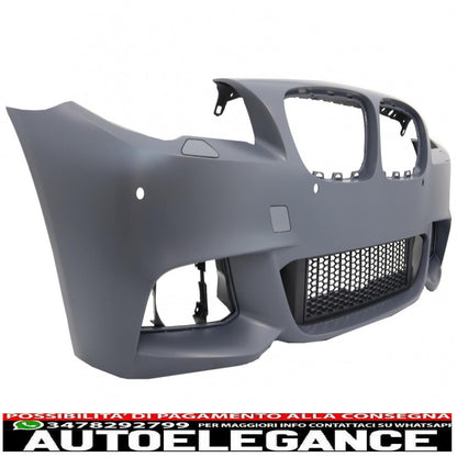 paraurti anteriore adatto per bmw serie 5 f10 f11 lci berlina touring (2015-2017) design m-tech