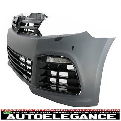 kit carrozzeria adatto per vw golf vi 6 mk6 (2008-2013) design r20 con minigonne laterali e sistema di scarico completo catback