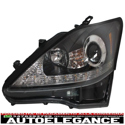 led drl headlights dynamic turn signals suitable for lexus is xe20 (2006-2013) black edition 