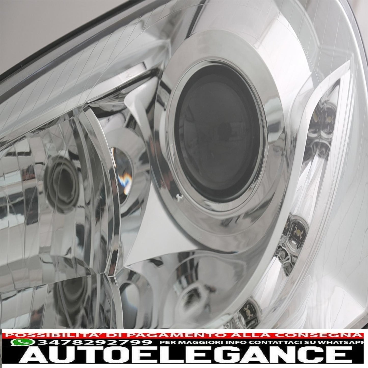 Xenon headlights suitable for vw golf 5 v jetta iii (2003-2009) chrome right hand drive 
