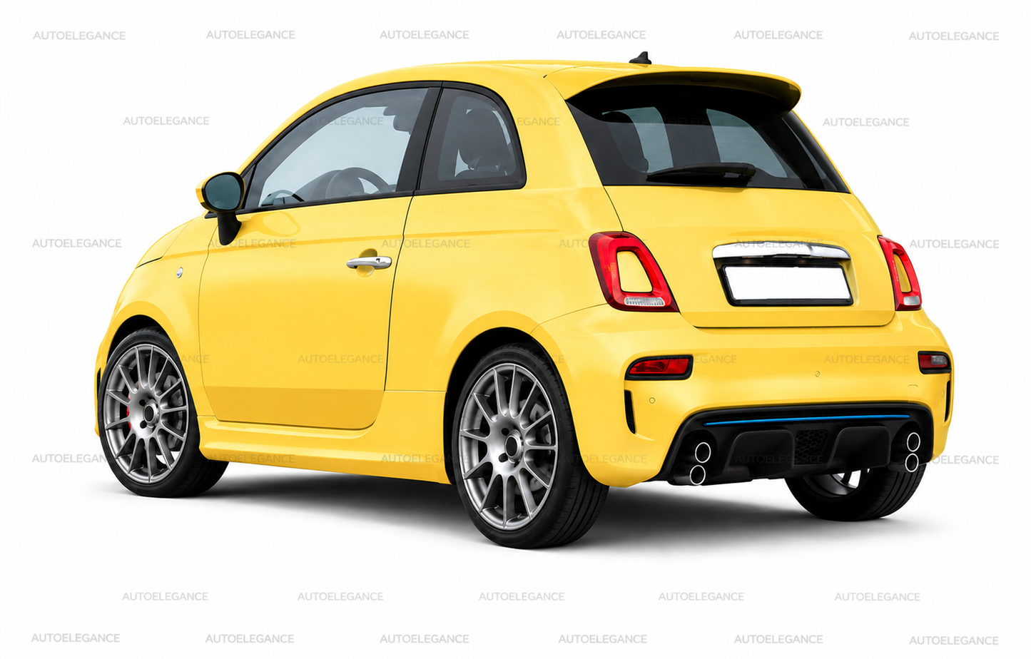 💫Spoiler sul Tetto Look Performance Nero Lucido per Fiat 500 2007-2024💫
