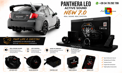 💕ART.2672 PANTHERA Soundsystem Booster 7.0 - Subaru Impreza WRX STI Mk3 Facel💕