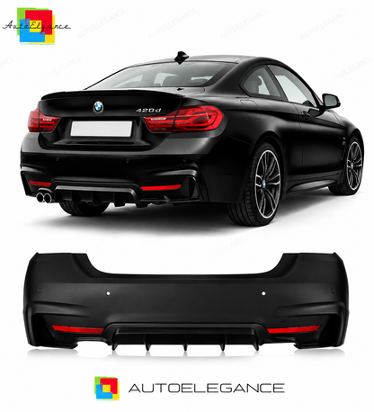 💕PARAURTI POSTERIORE BMW F32 F33 LOOK M PERFORMANCE💕