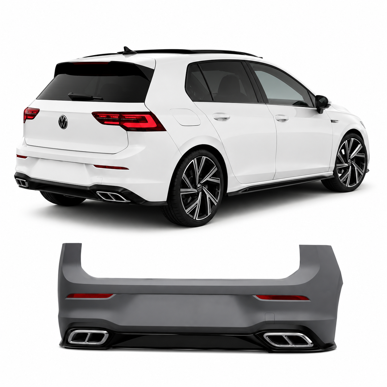 👉KIT CARROZZERIA COMPLETO VOLKSWAGEN VW GOLF 8 - LOOK R-LINE👈