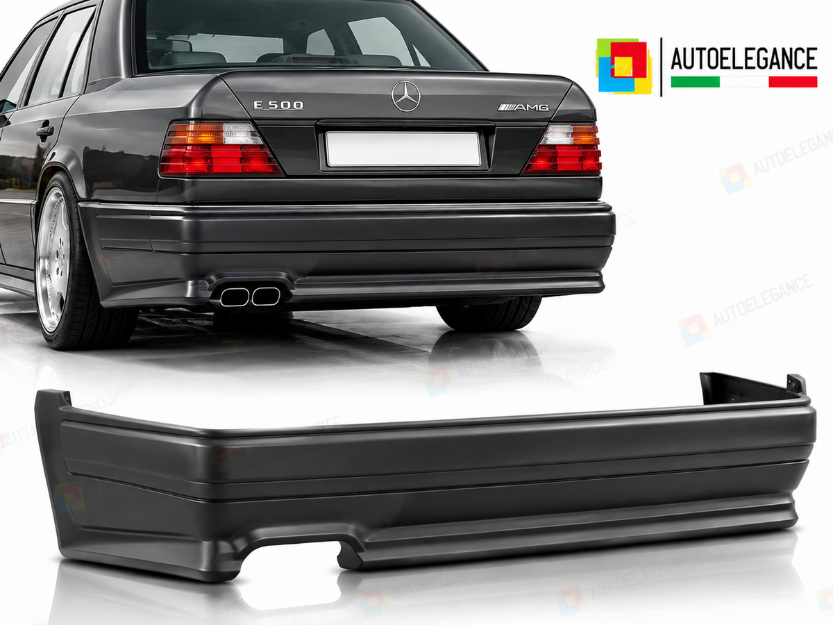 PARAURTI POSTERIORE STILE SPORT ADATTO PER MERCEDES W124 2D/4D 85-93