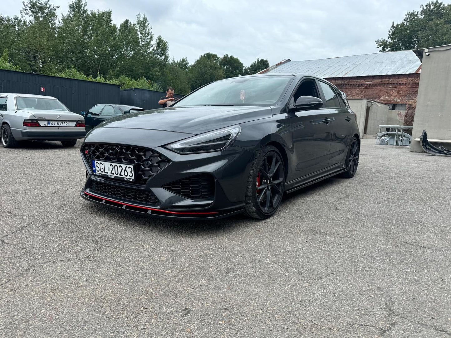 🔥Splitter Anteriore in ABS Nero Lucido per Hyundai i30🔥