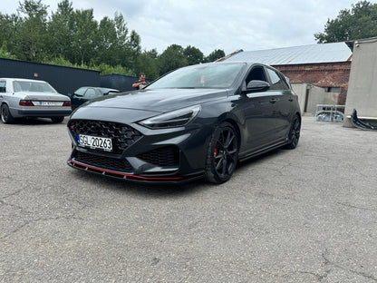 🔥Splitter Anteriore in ABS Nero Lucido per Hyundai i30🔥