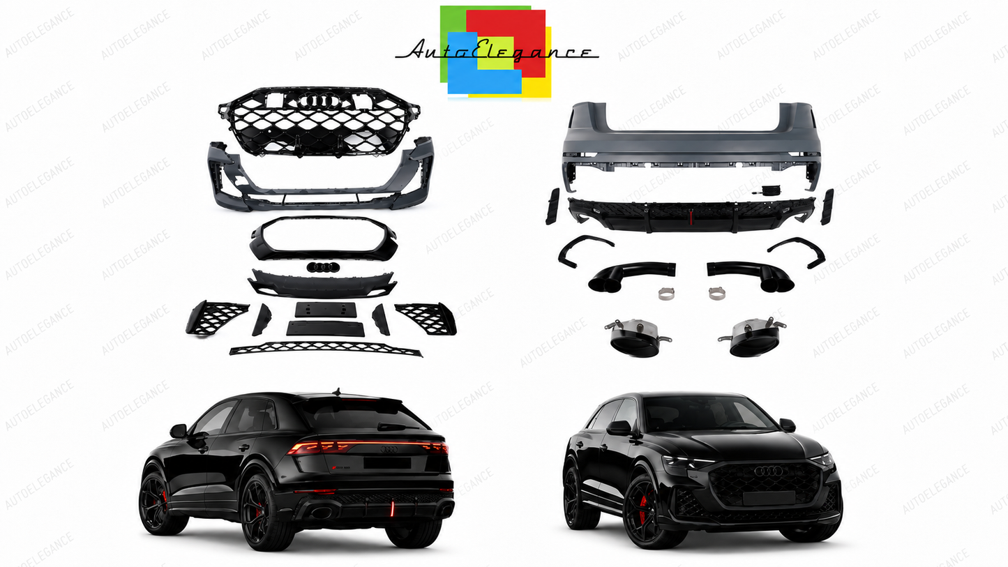 👉ART.10439 Bodykit adatto per Audi Q8 SUV Facelift (2024-) RS Design👈