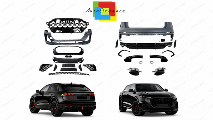 👉ART.10439 Bodykit adatto per Audi Q8 SUV Facelift (2024-) RS Design👈