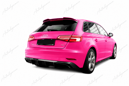 🔥ART.1733 DIFFUSORE RS3 AUDI A3 8V 17+ SOLO STANDARD NERO LUCIDO🔥