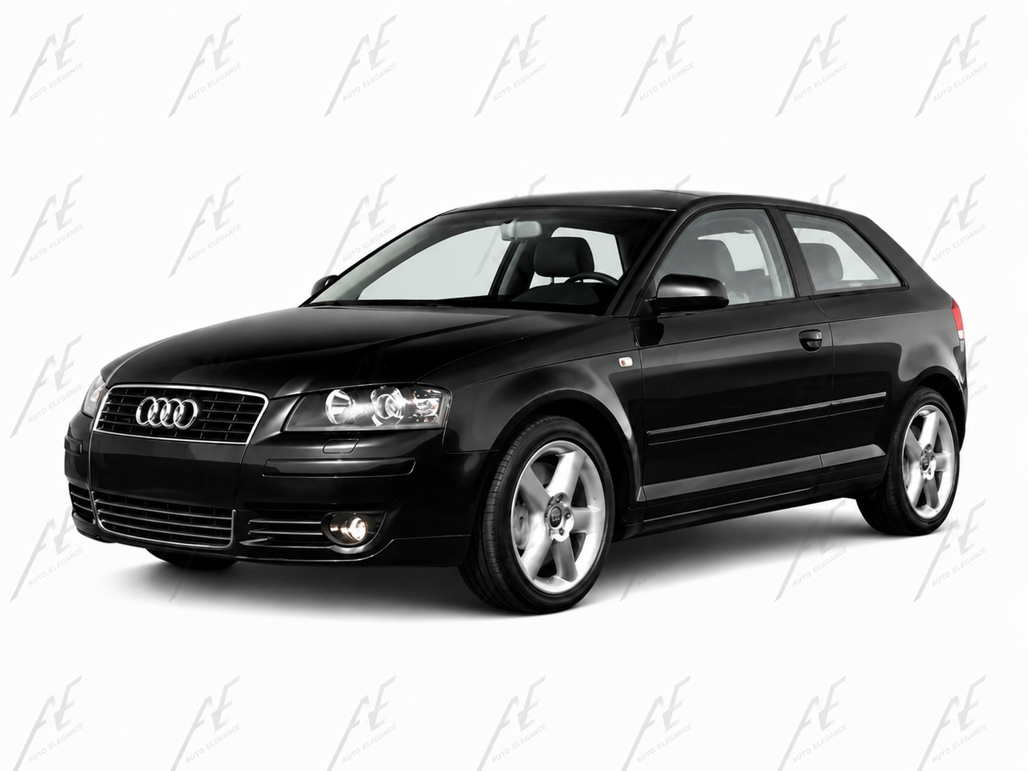 💕ART.9703 MINIGONNE Audi A3 8P Hatchback (2003-2012) NERO LUCIDO💕