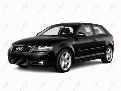💕ART.9703 MINIGONNE Audi A3 8P Hatchback (2003-2012) NERO LUCIDO💕