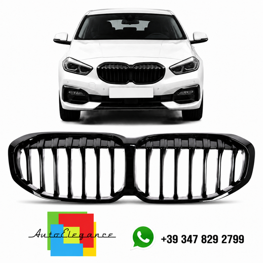 👉Griglia anteriore lucida nera adatta per BMW Serie 1 F40 Hatchback 2019-2024👈