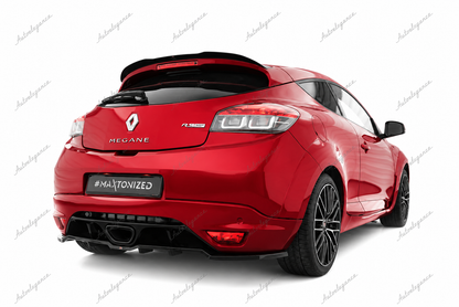 🔥ART.9834 SPLITTER POSTERIORE (CON BARRE VERTICALI) PER RENAULT MEGANE RS Mk3🔥