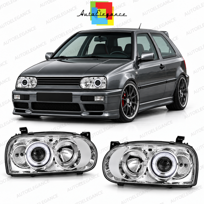 ART.10819  FARI ANTERIORI ADATTO PER VW GOLF 3 09.91-08.97