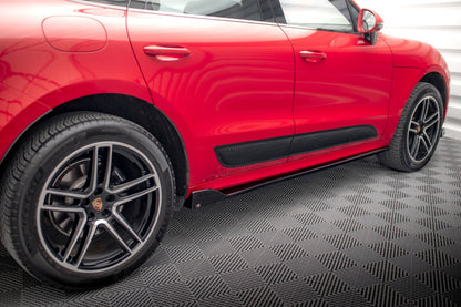 Diffusori delle gonne laterali Porsche Macan GTS / Sport Design Mk1 Facelift [2018-2021]