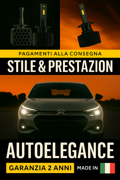 ❤️ LAMPADE ANABBAGLIANTI D1S KIT LED 6000K ADATTO PER  CITROEN C4❤️