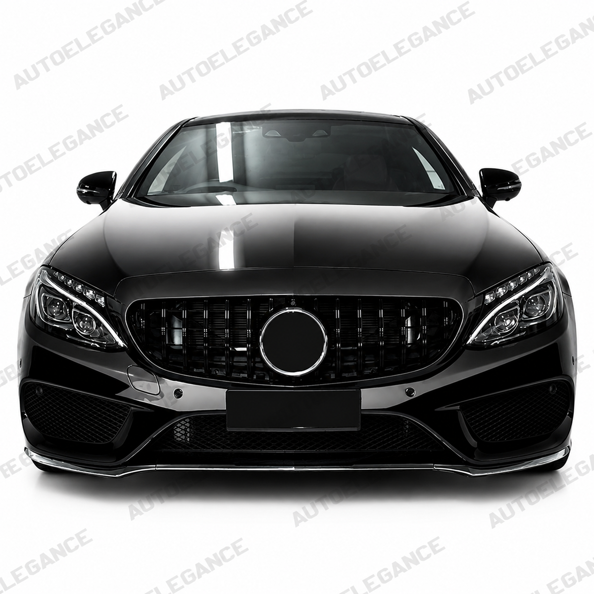 👉Griglia anteriore nera lucida per Mercedes Classe C (W205)👈