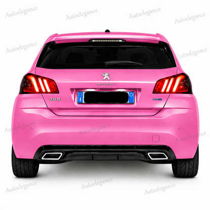 🔥ART.9544 DIFFUSORE PEUGEOT 308 II 5 PORTE 13-21 NERO LUCIDO TERMINALI OVALI🔥