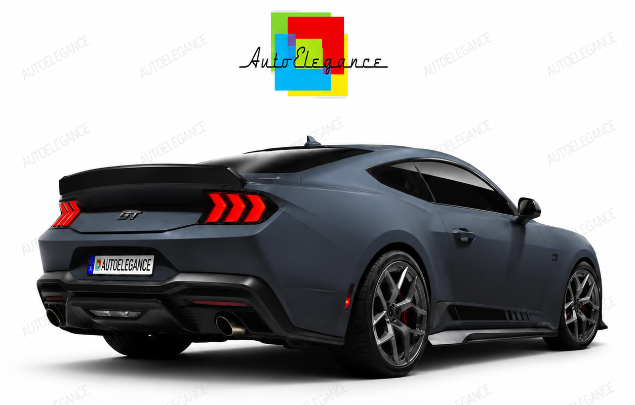 💕SOTTO  MINIGONNE  FORD MUSTANG GT S650 24- NERO LUCIDO💕