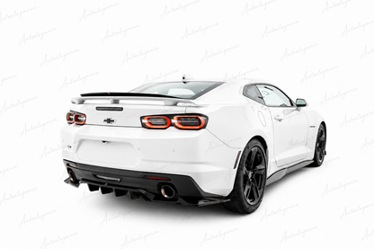 🔥ART.9735 SPLITTER POSTERIORE PER CHEVROLET CAMARO SS Mk6 FACELIFT🔥