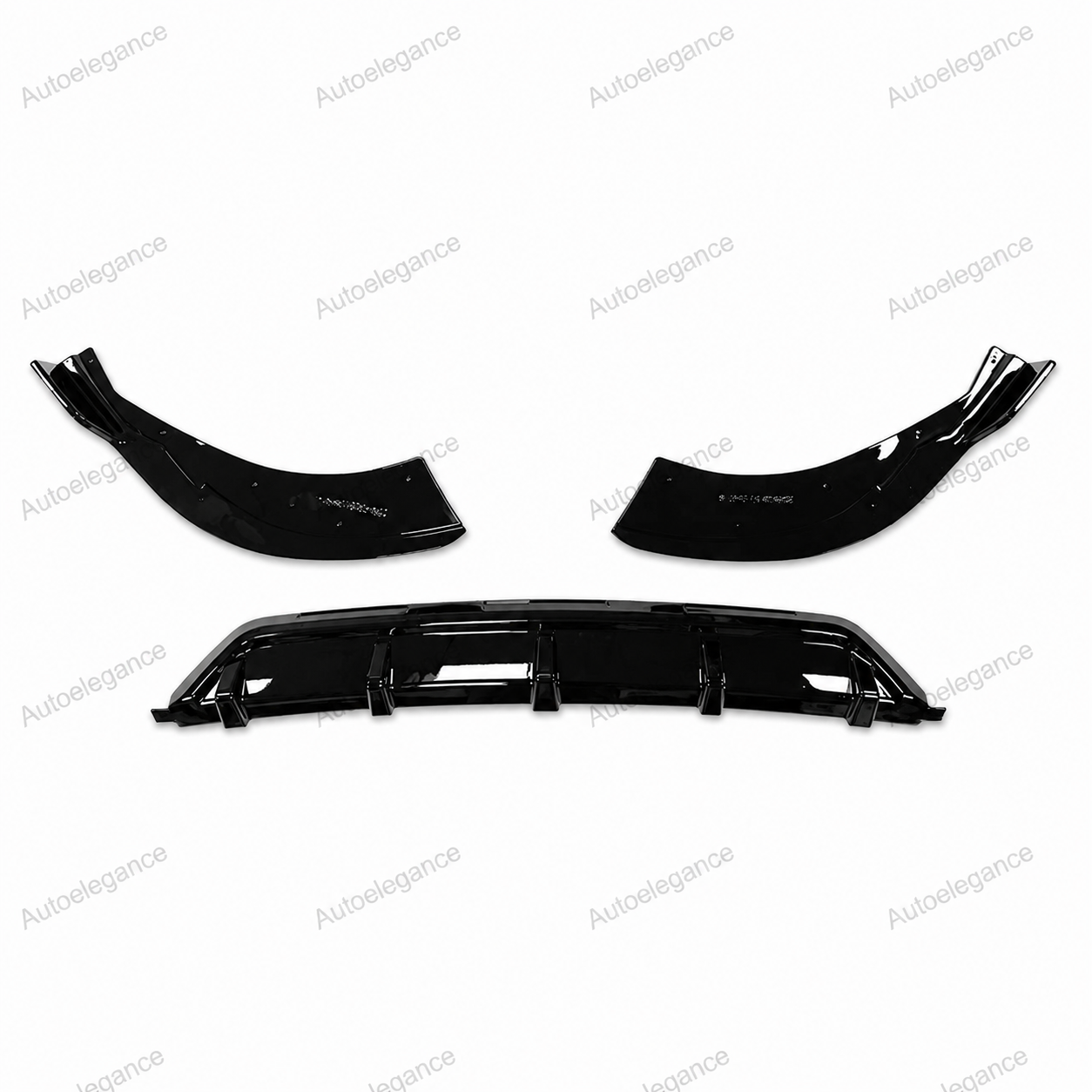 🔥ART.9896 DIFFUSORE POSTERIORE PER AUDI Q8 S LINE 2018+ NERO LUCIDO🔥