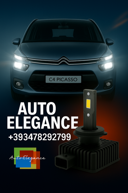 💕COPPIA LAMPADE D1S LED DA XENON A LED PER CITROEN C4 PICASSO I💕