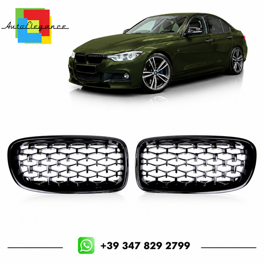 👉Griglia anteriore nera lucida adatta per BMW Serie 3 F30 F31 2011-2019👈