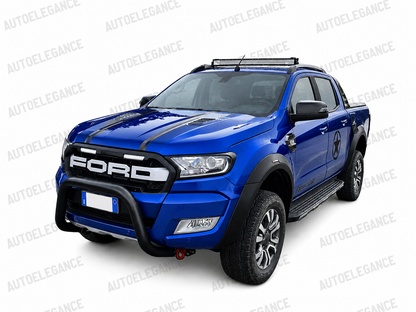ART. 0043 BULLBAR FORD RANGER T6 2015+ NERO OPACO