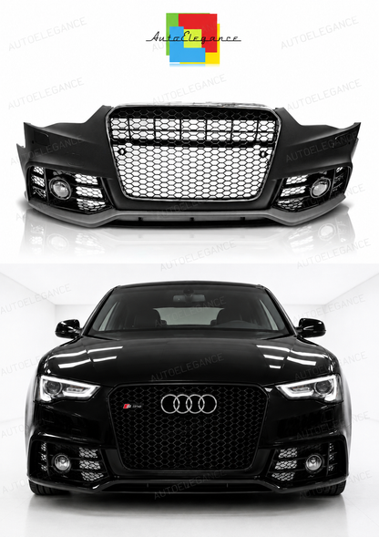 ART.10319 PARAURTI ANTERIORE 'SPORT' CHROMO NERO PDC - AUDI A5 11-16