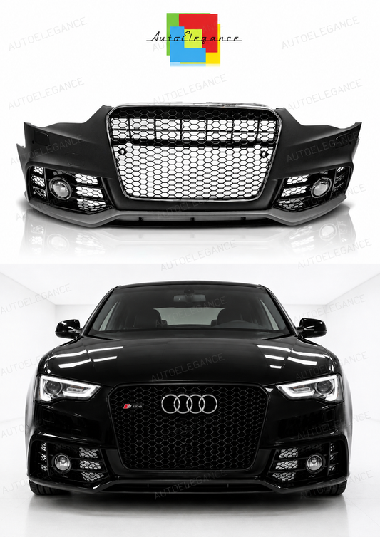 ART.10319 PARAURTI ANTERIORE 'SPORT' CHROMO NERO PDC - AUDI A5 11-16