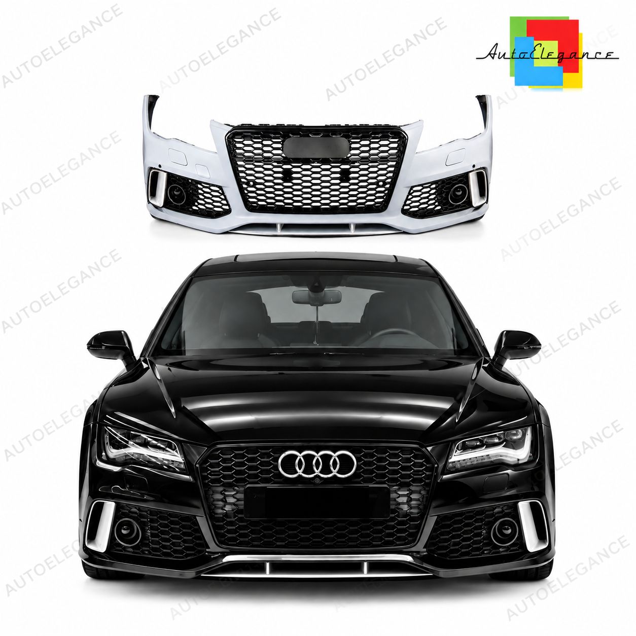 ⭐ SPLITTER SUITABLE FOR AUDI Q8 s-line look R optik⭐ 