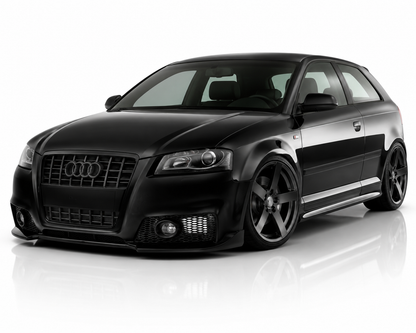 💕PARAURTI ANTERIORE AUDI A3 8P 08-12 LOOK S-LINE NERO💕