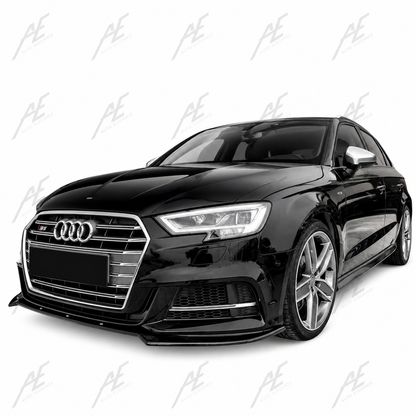 💕SPLITTER   Audi A3 S3 8V SB FL 2017+ NERO  LUCIDO 💕