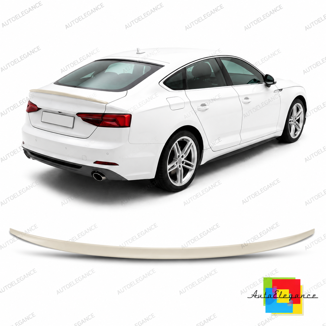 👉Spoiler posteriore del bagagliaio verniciabile Audi A5 ìF5 Sportback 16-24👈