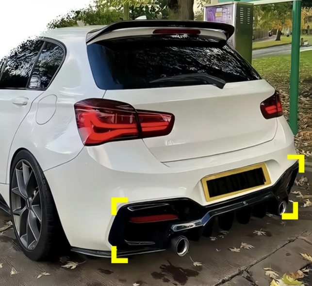 💕ART.7921 DIFFUSORI BMW 1 Series M Sport F20 F21 2015- 2019💕