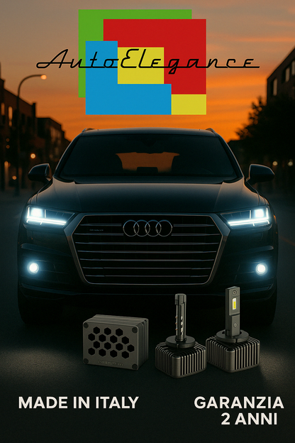 ❤️ KIT LED D1S 6000K BIANCO GHIACCIO ANABBAGLIANTI PER  AUDI Q7❤️