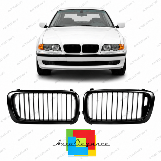 👉Griglia anteriore a linea singola Nero Opaco adatta per BMW Serie7 E38 94-99👈