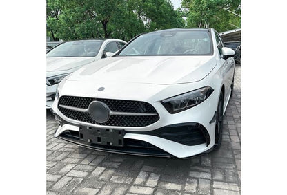 AERO FLAPS NERO Anteriore adatto per Mercedes W177 Classe A restyling