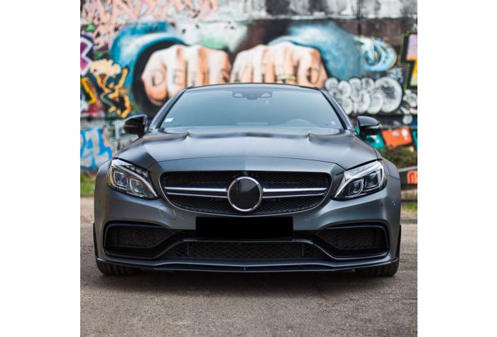 SPLITTER adatto per Mercedes W205 S205 C205 A205 solo C63 AMG